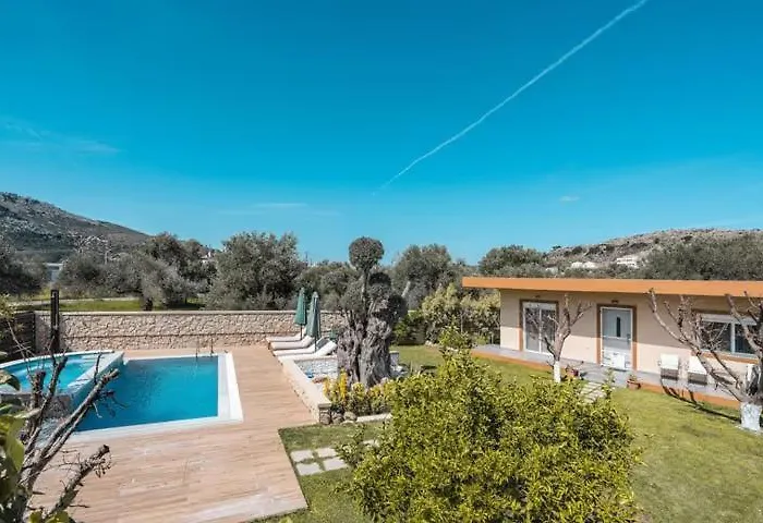 Mata - 600m² With Private Pool And Jacuzzi 别墅 Kalithies